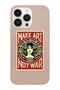 iPhone 14 Pro Compatible Make Art Designed Suede Launch Phone Case