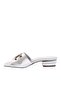 Woman's buckle slipper silver 53553166302630 - 3