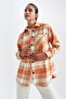 Shirt Collar Flannel Long Sleeve Shirt - 3