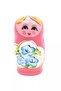 Wooden Matryoshka Baby Set of Five Pink - 3