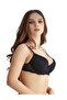 Women's Black Color Lace Padded Underwire Bra - 3