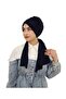 تصميم بونيه نسائي باللون الأزرق الداكن - 3