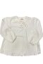 Girl's Cotton Front Lace Front Short Long Shirt - 3