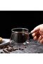 Double Wall Cup, Heat Resistant Cup, Coffee Cup, Transparent Wall Cup,