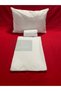 White Single Duvet Cover Set with Elastic Sheet (Elastic Sheet 100x200)