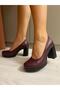 Women's Genuine Leather Classic Heeled Shoes 34-40