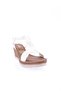 Wedge Sole Braided Sandals with Elastic Back 20Y White Linen 21472328 - 3