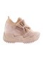Women's Mega Thick Sole Silver Stone Sneakers 21510102831