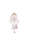 Woman chain detailed pointed toe finger cleavage heeled shoe beige opening 2351672859 - 5