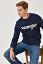 Regular Fit Normal Cut 100% Cotton Crew Neck Sweatshirt - 2
