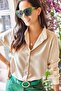Women's Stone Jacquard Textured Woven Shirt GML-19001036
