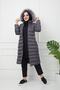 Women's Long Padded Black Puffer Coat