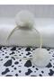 Children's Crown with Pompom Ball and Feather - 2