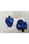 Blue Organic Handmade Candy Ribbon Clip Buckle (2 Pieces)