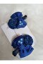 Blue Organic Handmade Candy Ribbon Clip Buckle (2 Pieces) - 2