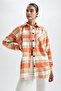 Shirt Collar Flannel Long Sleeve Shirt
