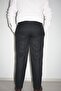 My Friend Men's Black Wide Cut Fabric Trousers - 3