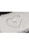 Dowry Satin Heart Embroidered White 3-Piece Bundle, Engagement Bride Groom Bag 3-Piece - 3