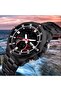 1144 Men's Black Steel Analog and Digital Wrist Watch - 3