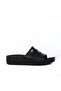 Women's Black Orthopedic Comfortable and Stylish Slippers