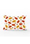 Autumn Leaf Pattern Digital Printed Modern Rectangular Pillow Case on Colorful Background