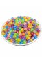 Letter Beads-6Mm White Letter Beads with White Writing on Colored Background (100Gr,~750 Pieces) - 2