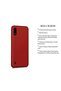 Galaxy A01 Compatible Claret Red Matte Silicone Case - 2