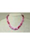 Agate Stone Necklace 8-10mm Range (with clip) (23850)