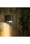 Full Reyon One Way Black Case Daylight Led Wall Sconce Outdoor Bulb Included