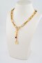 Women's Special Design Red Beaded and Sun Figured Necklace