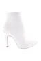 Pointed Toe Thin Heeled Women's Boots White Satin Snake 26233322121452322