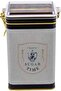 Er048-6f Sugar Patterned Rectangular Metal Storage Container 8x10cm