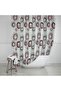 Bathroom Curtain 1X110X200 Single Panel Shower Curtain with Ring Gift Shower Cabin Curtain 4954 Mixed - 3