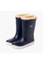 W10207 Splash Nautico Borreguito Brand Unisex Fur Lined Rain Boots Navy Blue - 3