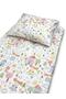 100% Cotton Baby And Child Fitted Sheet And Pillow Case 90x200 Sweet Drawings