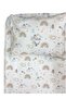 100% Cotton Baby And Child Fitted Sheet And Pillow Case 90x140 Brown Rainbow - 5