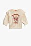 Baby Girl Beige Sweatshirt 3WMG10100AK