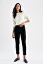 Rebeca High Waist Corduroy Trousers with Pockets - 3