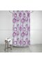 Bathroom Curtain 1X110X200 Single Panel Shower Curtain with Rings Shower Cabin Curtain 4954 Pink - 3