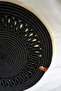 Embroidered 6 - Piece, Placemat, Black Charger Single, Durable, Heat Sensitive, Long Lasting, - 4