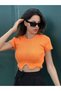 Women's Knitwear Crop Blouse with Waist Detail - 2