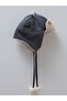 Smoked Pompom Fur Hat - 2
