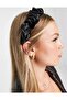 Black Satin Hair Crown