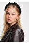 Black Satin Hair Crown - 2