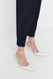 X Sagaza Studio Navy Blue Striped Woven Trousers with Detailed Cuffs Tpraw23Pl00039 - 5
