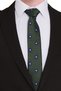 Green Patterned Classic Micro Tie - 2