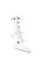 Women's Trock Thin Heeled Boots White Wrinkled 2153162821 - 2
