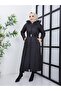 Double Patterned Long Quilted Coat