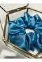 Turquoise Blue Scrunchie - 2