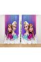 Snowy Purple Elsa Patterned Children's Room Curtain (Single Wing Pricing) - 2